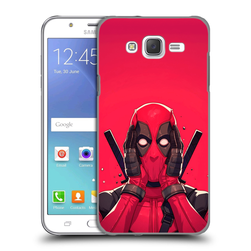 Силиконовый чехол на Samsung Galaxy J5 с принтом Дедпул Deadpool Силиконовый чехол на Samsung Galaxy J5 с принтом Дедпул Deadpool