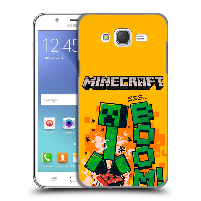 Силиконовый чехол на Samsung Galaxy J5 с принтом Майнкрафт Minecraft Силиконовый чехол на Samsung Galaxy J5 с принтом Майнкрафт Minecraft