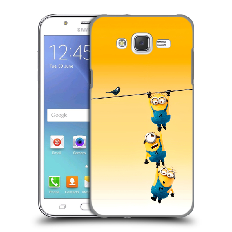 Пластиковый чехол на Samsung Galaxy J5 с принтом Миньоны Пластиковый чехол на Samsung Galaxy J5 с принтом Миньоны