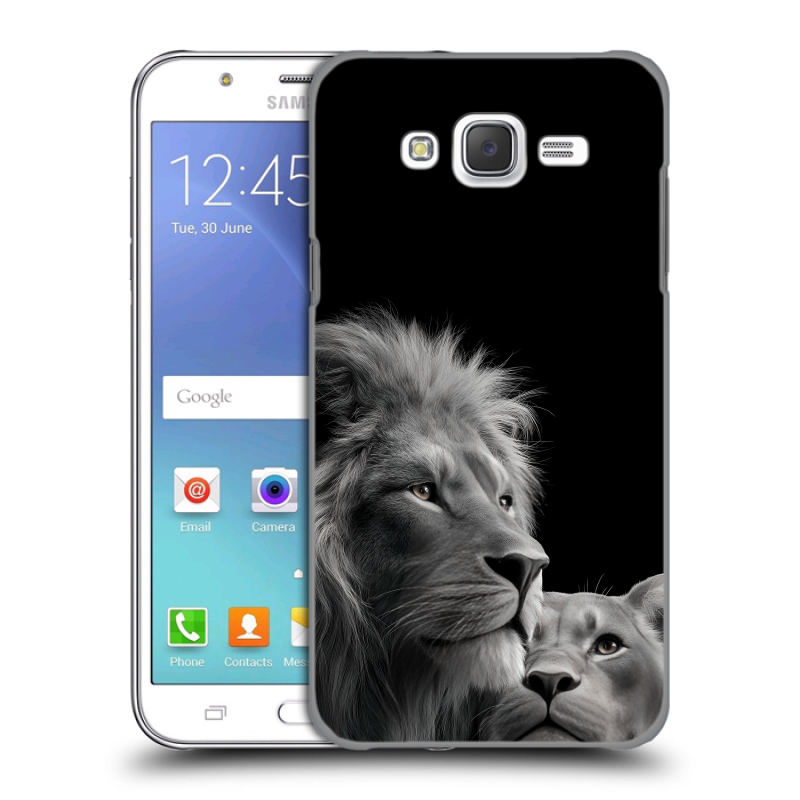 Пластиковый чехол на Samsung Galaxy J5 с принтом Лев кошки Пластиковый чехол на Samsung Galaxy J5 с принтом Лев кошки