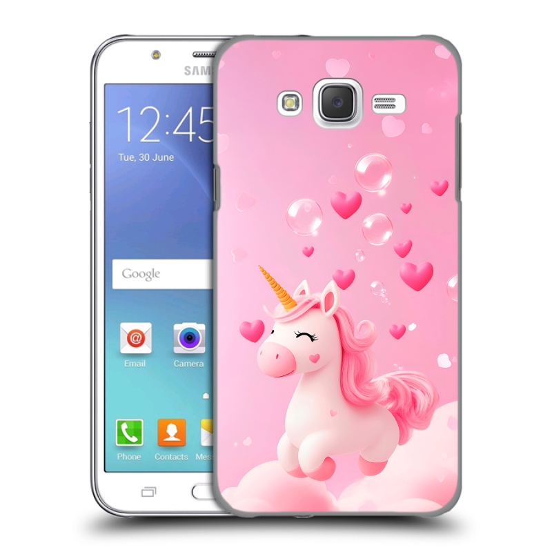 Силиконовый чехол на Samsung Galaxy J5 с принтом Единорог Силиконовый чехол на Samsung Galaxy J5 с принтом Единорог