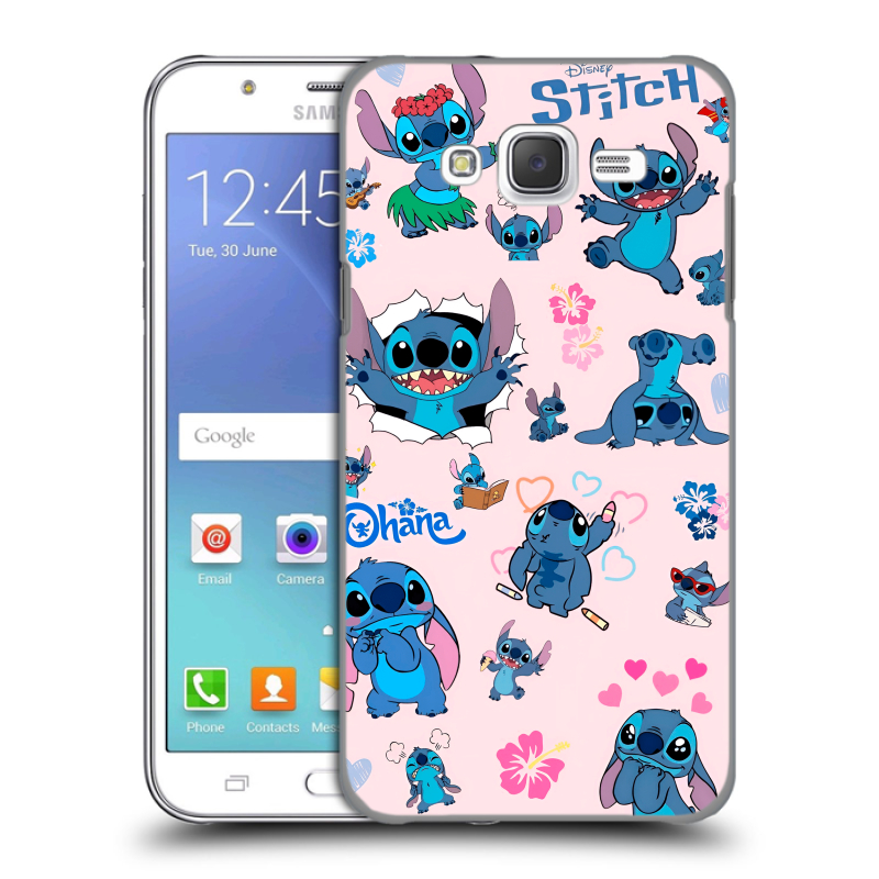Пластиковый чехол на Samsung Galaxy J5 с принтом Лило и Стич Пластиковый чехол на Samsung Galaxy J5 с принтом Лило и Стич