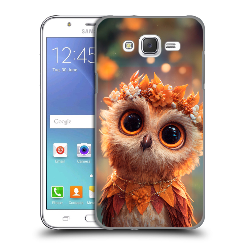 Силиконовый чехол на Samsung Galaxy J5 с принтом Милая сова Силиконовый чехол на Samsung Galaxy J5 с принтом Милая сова