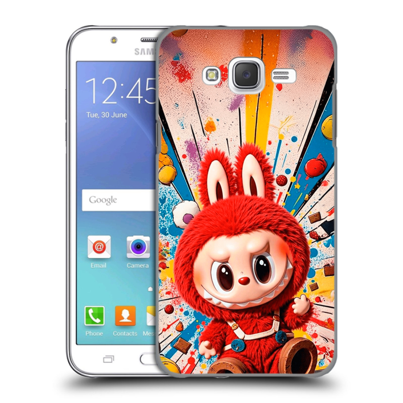 Силиконовый чехол на Samsung Galaxy J5 с принтом Labubu Лабубу Силиконовый чехол на Samsung Galaxy J5 с принтом Labubu Лабубу