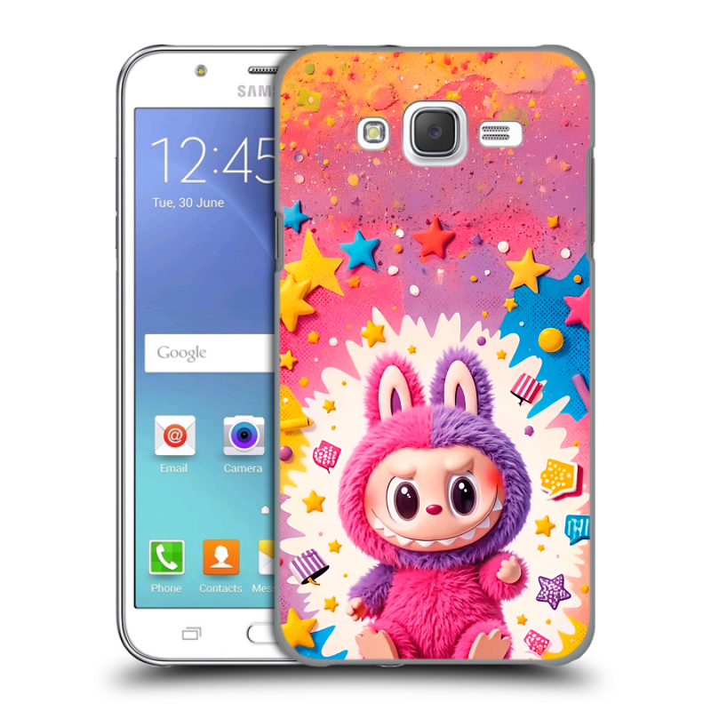 Пластиковый чехол на Samsung Galaxy J5 с принтом Labubu Лабубу Пластиковый чехол на Samsung Galaxy J5 с принтом Labubu Лабубу