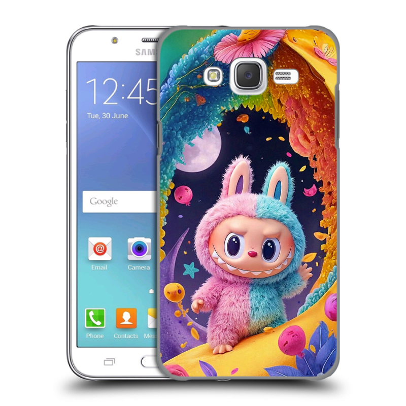 Пластиковый чехол на Samsung Galaxy J5 с принтом Labubu Лабубу Пластиковый чехол на Samsung Galaxy J5 с принтом Labubu Лабубу