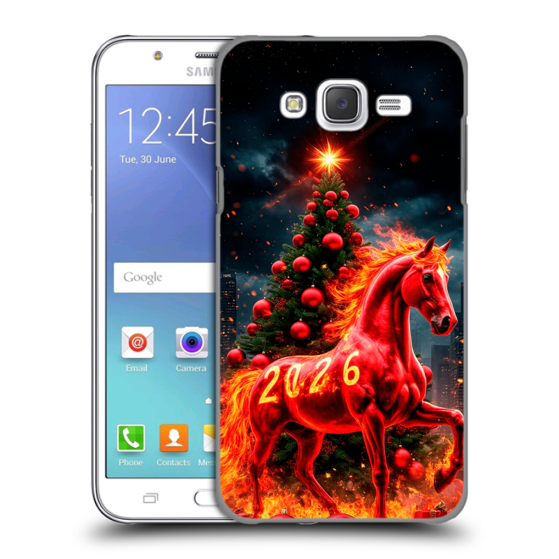 Силиконовый чехол на Samsung Galaxy J5 с принтом Новый год Силиконовый чехол на Samsung Galaxy J5 с принтом Новый год