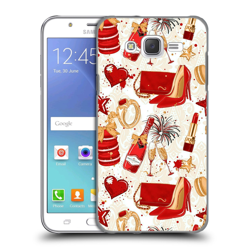 Пластиковый чехол на Samsung Galaxy J5 с принтом Новый год Пластиковый чехол на Samsung Galaxy J5 с принтом Новый год