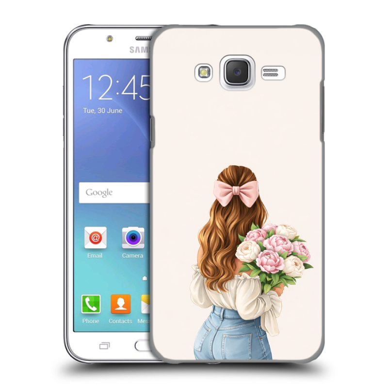 Пластиковый чехол на Samsung Galaxy J5 с принтом женский Пластиковый чехол на Samsung Galaxy J5 с принтом женский
