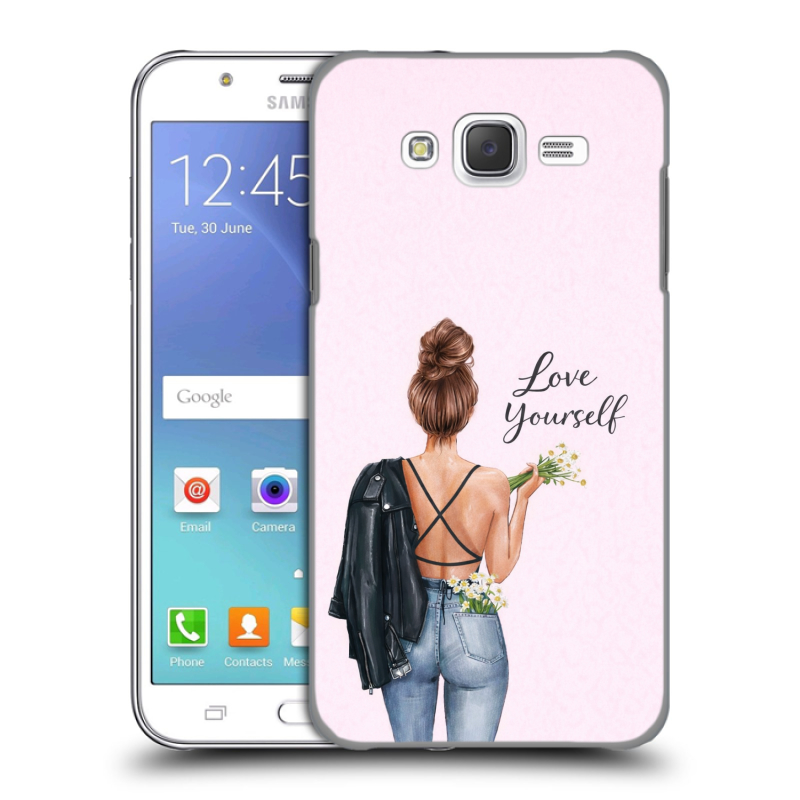 Пластиковый чехол на Samsung Galaxy J5 с принтом женский Пластиковый чехол на Samsung Galaxy J5 с принтом женский