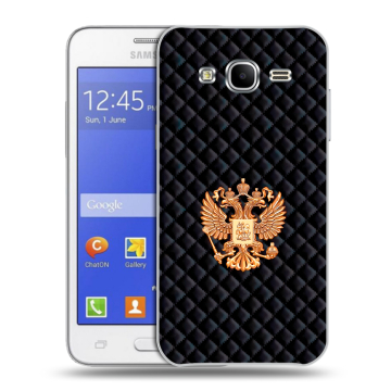 Пластиковый чехол на Samsung Galaxy J7 с принтом Герб России принт Пластиковый чехол на Samsung Galaxy J7 с принтом Герб России принт