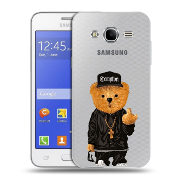 Пластиковый чехол на Samsung Galaxy J7 с принтом Мишка Пластиковый чехол на Samsung Galaxy J7 с принтом Мишка