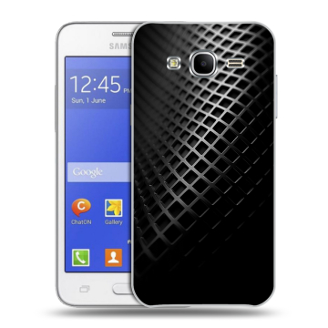 Пластиковый чехол на Samsung Galaxy J7 с принтом Текстура металла Пластиковый чехол на Samsung Galaxy J7 с принтом Текстура металла