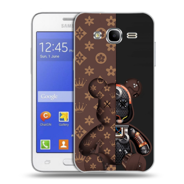 Пластиковый чехол на Samsung Galaxy J7 с принтом Луи робот Пластиковый чехол на Samsung Galaxy J7 с принтом Луи робот