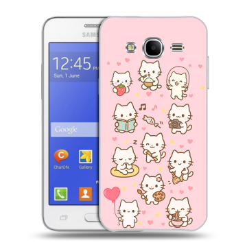 Пластиковый чехол на Samsung Galaxy J7 с принтом Hello Kitty Хелоу Кити Пластиковый чехол на Samsung Galaxy J7 с принтом Hello Kitty Хелоу Кити