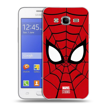 Пластиковый чехол на Samsung Galaxy J7 с принтом человек паук spiderman Пластиковый чехол на Samsung Galaxy J7 с принтом человек паук spiderman