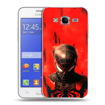 Пластиковый чехол на Samsung Galaxy J7 с принтом человек паук spiderman Пластиковый чехол на Samsung Galaxy J7 с принтом человек паук spiderman