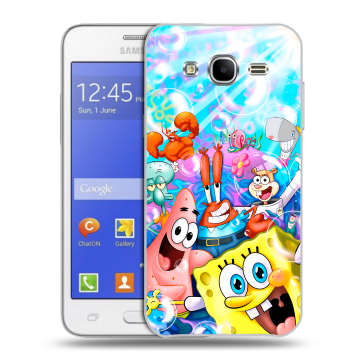 Пластиковый чехол на Samsung Galaxy J7 с принтом спанчбоб спанч боб Пластиковый чехол на Samsung Galaxy J7 с принтом спанчбоб спанч боб