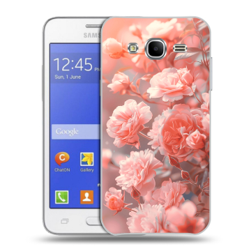 Пластиковый чехол на Samsung Galaxy J7 с принтом Розы цветы Пластиковый чехол на Samsung Galaxy J7 с принтом Розы цветы