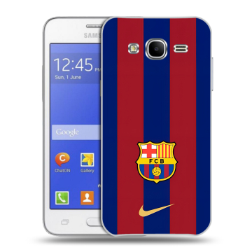 Пластиковый чехол на Samsung Galaxy J7 с принтом Барселона Barcelona Пластиковый чехол на Samsung Galaxy J7 с принтом Барселона Barcelona