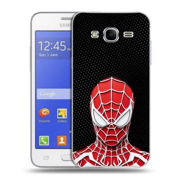 Пластиковый чехол на Samsung Galaxy J7 с принтом человек паук spiderman Пластиковый чехол на Samsung Galaxy J7 с принтом человек паук spiderman
