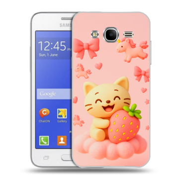 Пластиковый чехол на Samsung Galaxy J7 с принтом для девочек Пластиковый чехол на Samsung Galaxy J7 с принтом для девочек