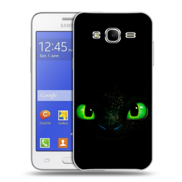 Пластиковый чехол на Samsung Galaxy J7 с принтом Как приручить дракона Пластиковый чехол на Samsung Galaxy J7 с принтом Как приручить дракона