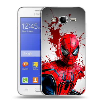 Пластиковый чехол на Samsung Galaxy J7 с принтом Spiderman Человек паук Пластиковый чехол на Samsung Galaxy J7 с принтом Spiderman Человек паук