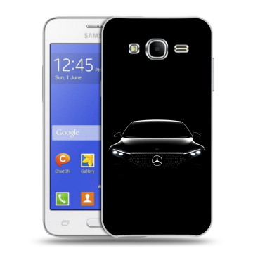 Пластиковый чехол на Samsung Galaxy J7 с принтом Mercedes Мерседес Пластиковый чехол на Samsung Galaxy J7 с принтом Mercedes Мерседес