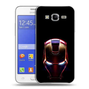 Пластиковый чехол на Samsung Galaxy J7 с принтом IronMan Железный человек Пластиковый чехол на Samsung Galaxy J7 с принтом IronMan Железный человек