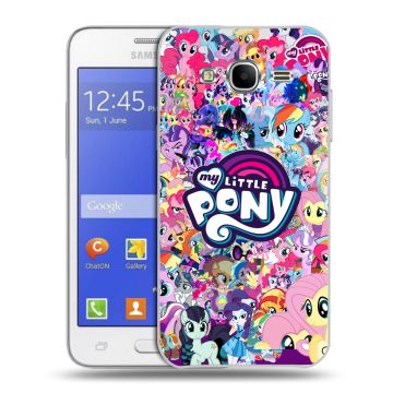 Пластиковый чехол на Samsung Galaxy J7 с принтом My little pony Дружба чудо Пластиковый чехол на Samsung Galaxy J7 с принтом My little pony Дружба чудо