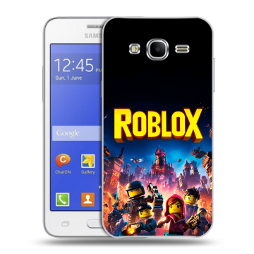 Пластиковый чехол на Samsung Galaxy J7 с принтом Roblox Роблокс Пластиковый чехол на Samsung Galaxy J7 с принтом Roblox Роблокс