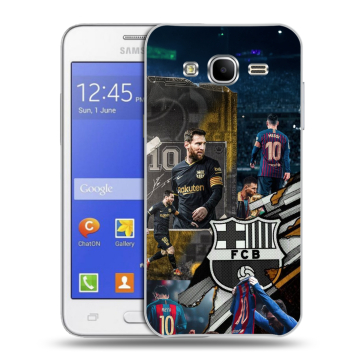 Пластиковый чехол на Samsung Galaxy J7 с принтом Messi Barcelona Пластиковый чехол на Samsung Galaxy J7 с принтом Messi Barcelona