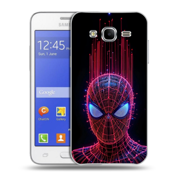 Пластиковый чехол на Samsung Galaxy J7 с принтом Spiderman Человек паук Пластиковый чехол на Samsung Galaxy J7 с принтом Spiderman Человек паук