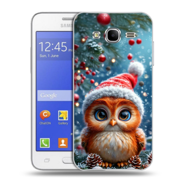 Пластиковый чехол на Samsung Galaxy J7 с принтом Новый год Пластиковый чехол на Samsung Galaxy J7 с принтом Новый год