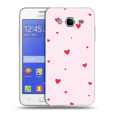 Пластиковый чехол на Samsung Galaxy J7 с принтом для девочек Пластиковый чехол на Samsung Galaxy J7 с принтом для девочек