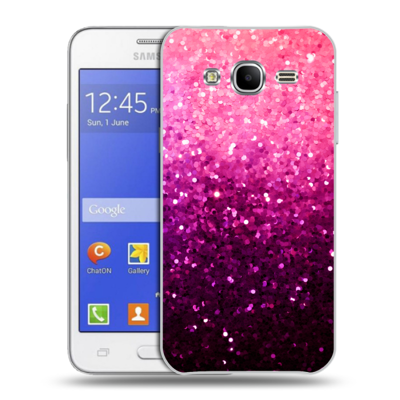 Пластиковый чехол на Samsung Galaxy J7 с принтом Блестки Пластиковый чехол на Samsung Galaxy J7 с принтом Блестки