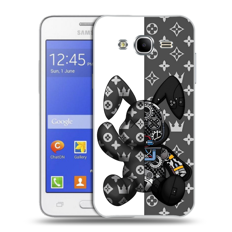 Пластиковый чехол на Samsung Galaxy J7 с принтом Луи робот Пластиковый чехол на Samsung Galaxy J7 с принтом Луи робот