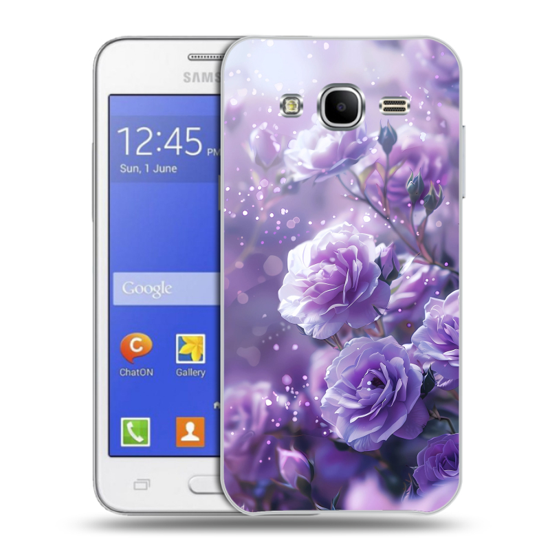 Пластиковый чехол на Samsung Galaxy J7 с принтом Розы цветы Пластиковый чехол на Samsung Galaxy J7 с принтом Розы цветы