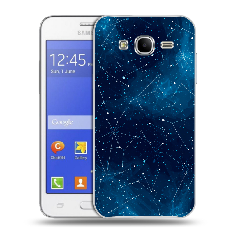 Пластиковый чехол на Samsung Galaxy J7 с принтом Космос звезды Пластиковый чехол на Samsung Galaxy J7 с принтом Космос звезды