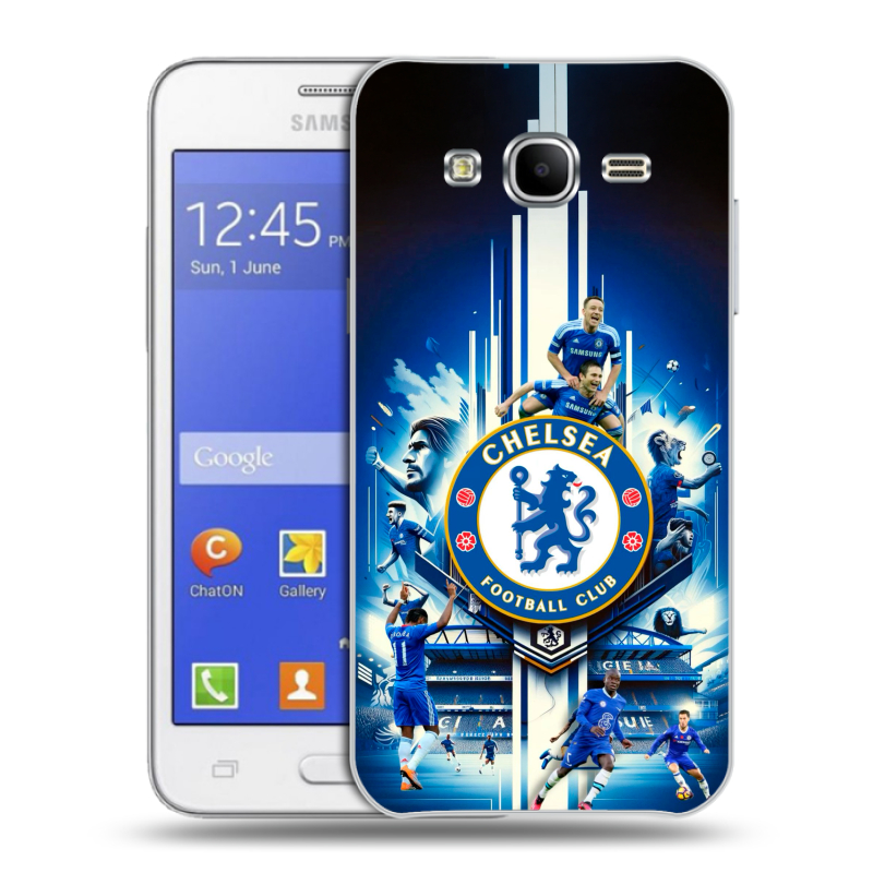 Пластиковый чехол на Samsung Galaxy J7 с принтом Chelsea Челси Пластиковый чехол на Samsung Galaxy J7 с принтом Chelsea Челси
