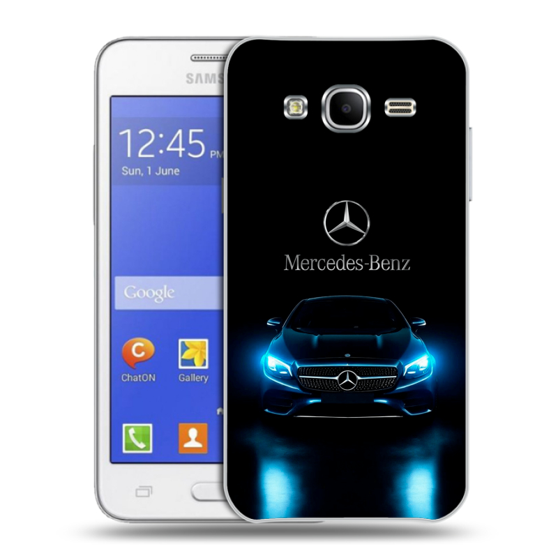 Пластиковый чехол на Samsung Galaxy J7 с принтом Mercedes Мерседес Пластиковый чехол на Samsung Galaxy J7 с принтом Mercedes Мерседес