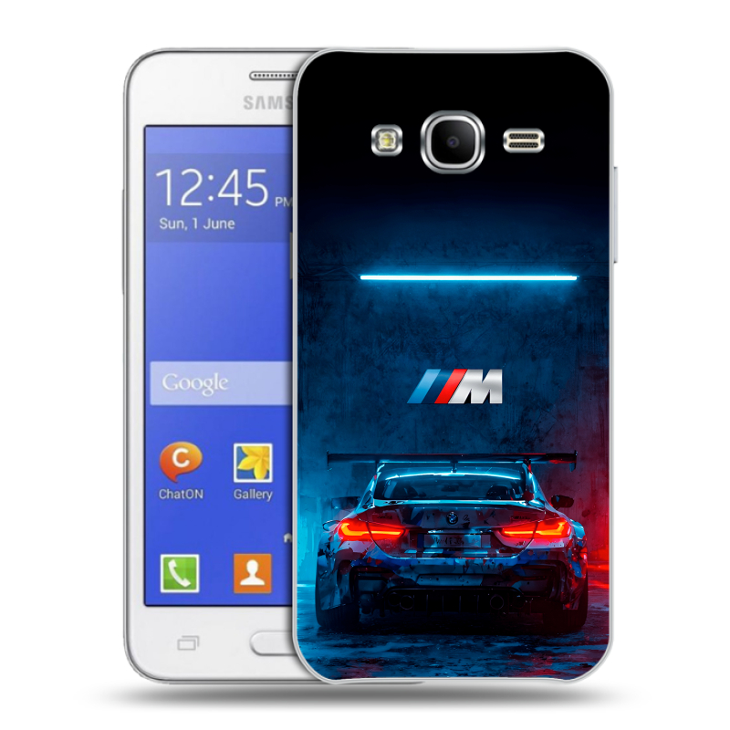Пластиковый чехол на Samsung Galaxy J7 с принтом BMW БМВ Пластиковый чехол на Samsung Galaxy J7 с принтом BMW БМВ