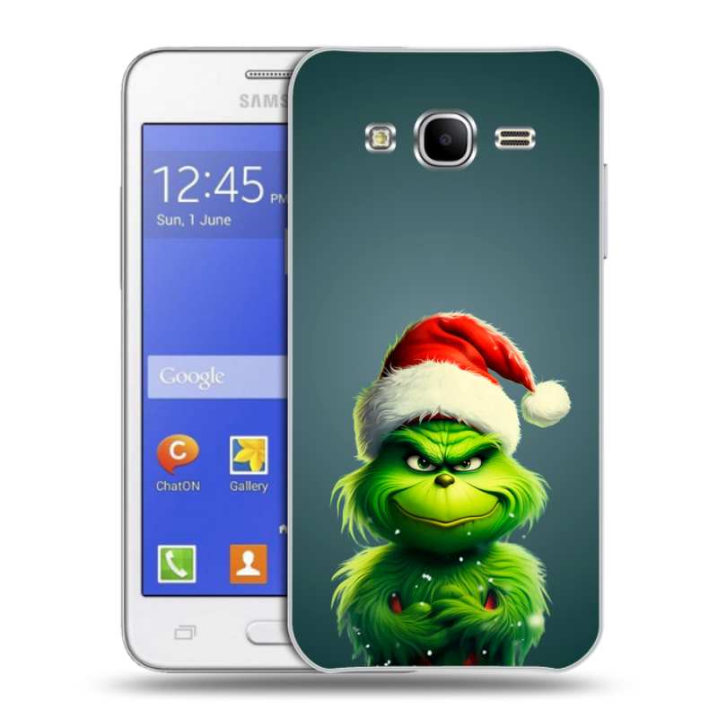 Пластиковый чехол на Samsung Galaxy J7 с принтом Новый год Пластиковый чехол на Samsung Galaxy J7 с принтом Новый год