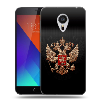 Пластиковый чехол на Meizu MX5 с принтом Герб России