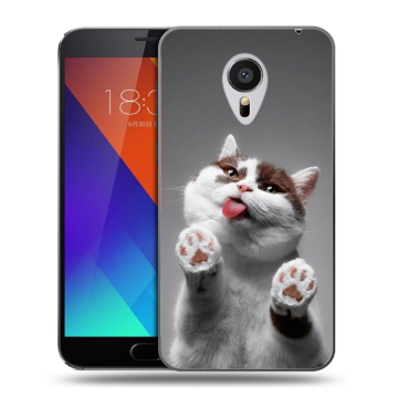 Пластиковый чехол на Meizu MX5 с принтом Коты