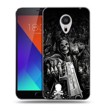 Пластиковый чехол на Meizu MX5 с принтом Скелет