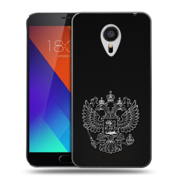 Пластиковый чехол на Meizu MX5 с принтом Герб России