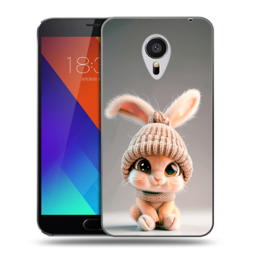 Пластиковый чехол на Meizu MX5 с принтом Кролик Пластиковый чехол на Meizu MX5 с принтом Кролик