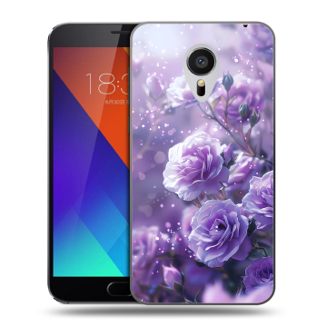 Пластиковый чехол на Meizu MX5 с принтом Розы цветы Пластиковый чехол на Meizu MX5 с принтом Розы цветы